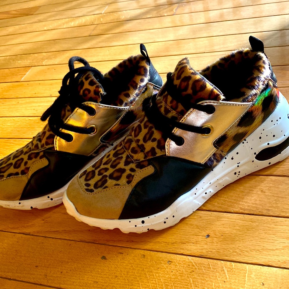 Fashion Wedge Sneakers - US Sz. 10 - Picture 3 of 6